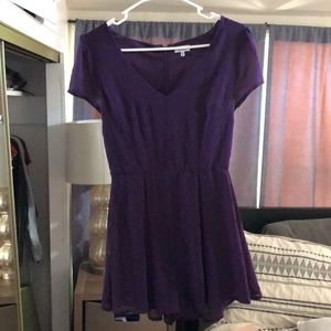 Purple dress